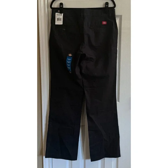 Dickies Women’s FLEX Relaxed Fit Work Pants Black Size 10R Utility Streetwear - Picture 3 of 10